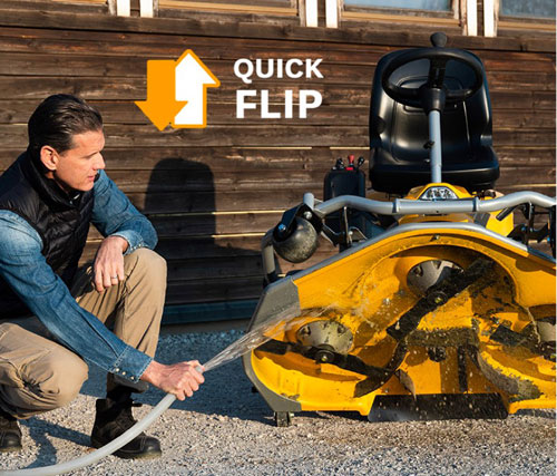 Łatwe czyszczenie dzięki Systemowi Quick Flip